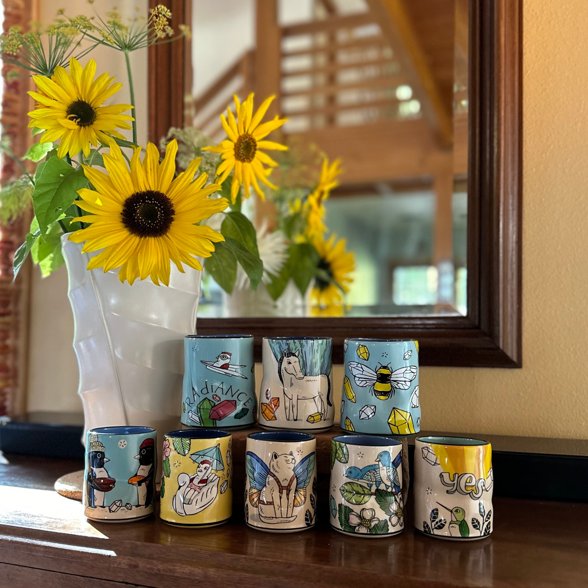 Spark Cup Collection by The Bowl Maker - Ceramic Coffee Tea Mug