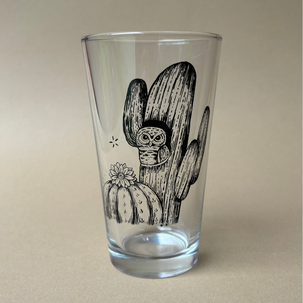 Elf Owl - Pint Glass
