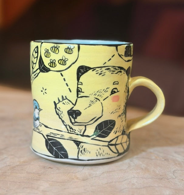 original mug BEAR AND BIRD