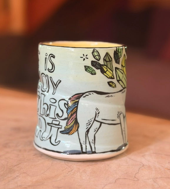 original mug UNICORN AND BUNNY