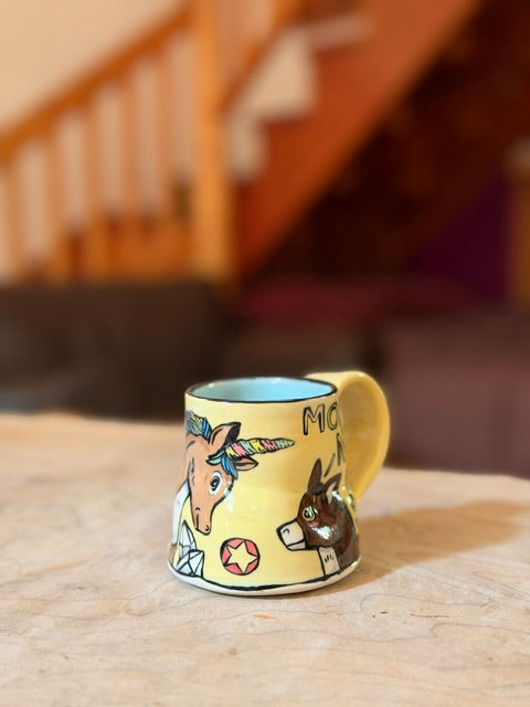 original mug UNICORN AND DONKEY