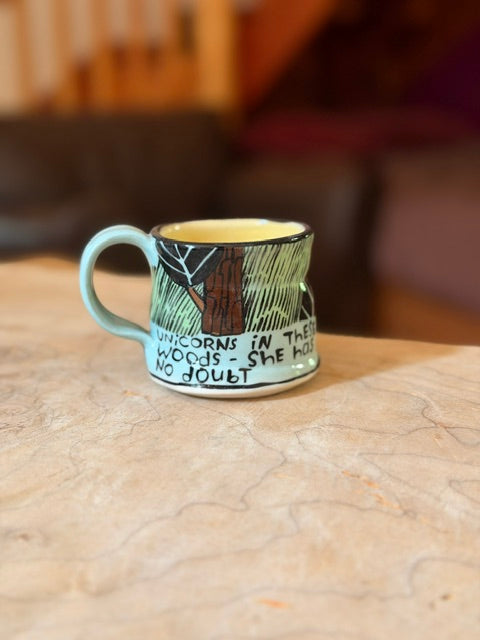 original mug UNICORN AND FLICKER