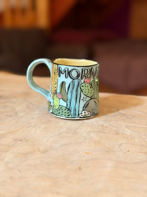 original mug RABBIT AND BIRD