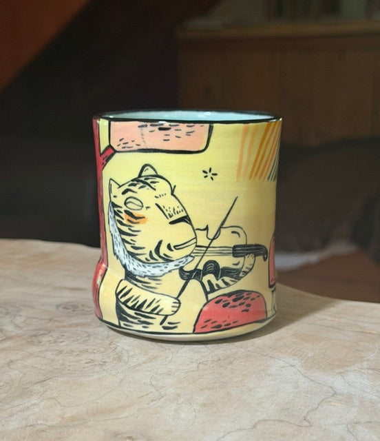 original cup WOLF AND TIGER