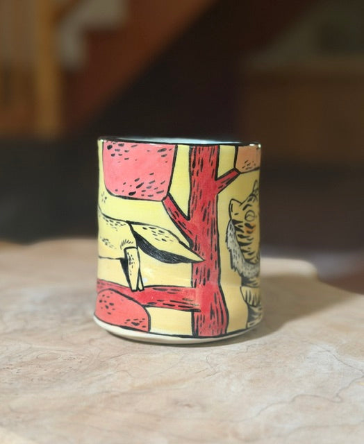original cup WOLF AND TIGER
