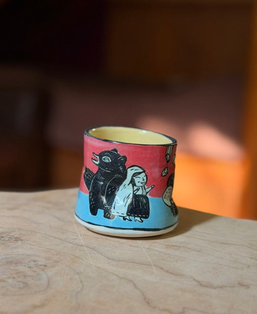original cup BABA YAGA and BEAR