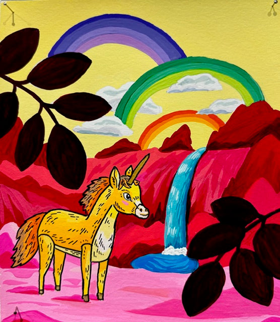 original painting UNICORN