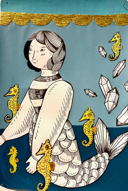 original painting MERMAID