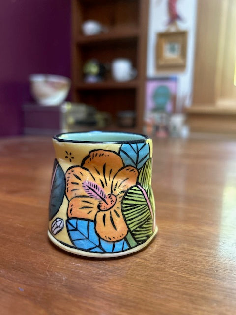 original cup PINK GORILLA IN JUNGLE