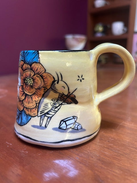 original mug IT IS THE HOUR OF THE CRICKET