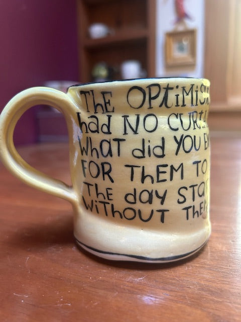 original mug THE OPTIMIST