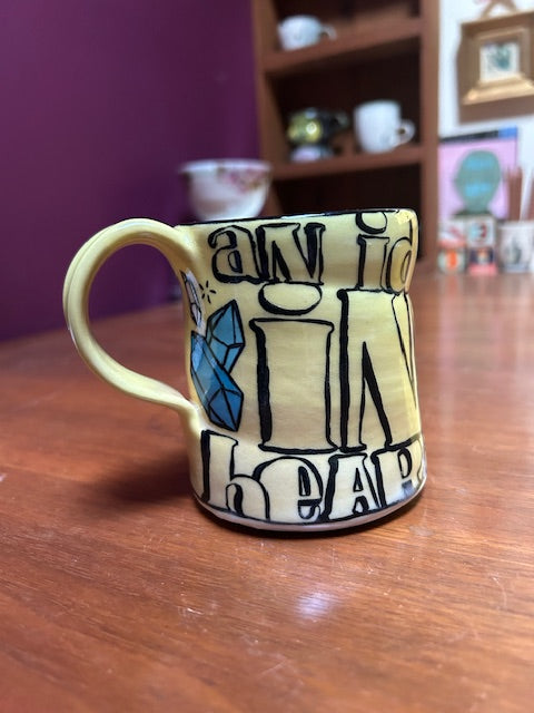 original mug AN IDEA FUSED HEART