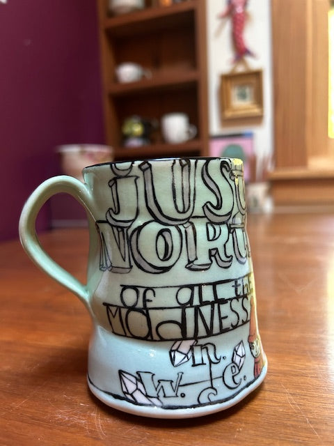 original mug JUST NORTH