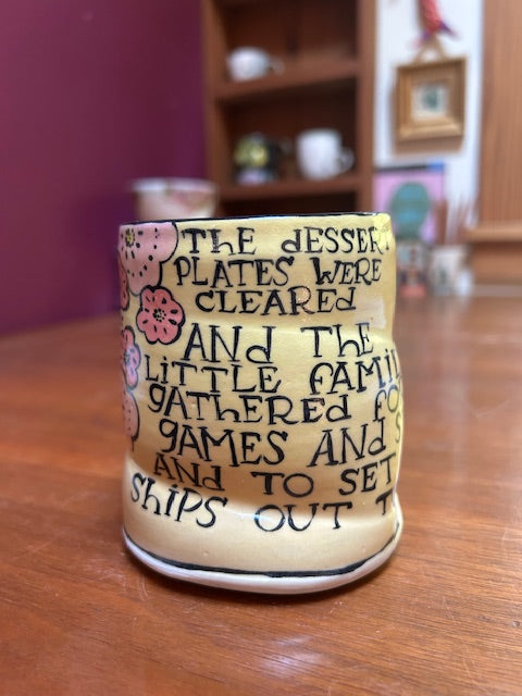 original cup THE DESSERT PLATES WERE CLEARED