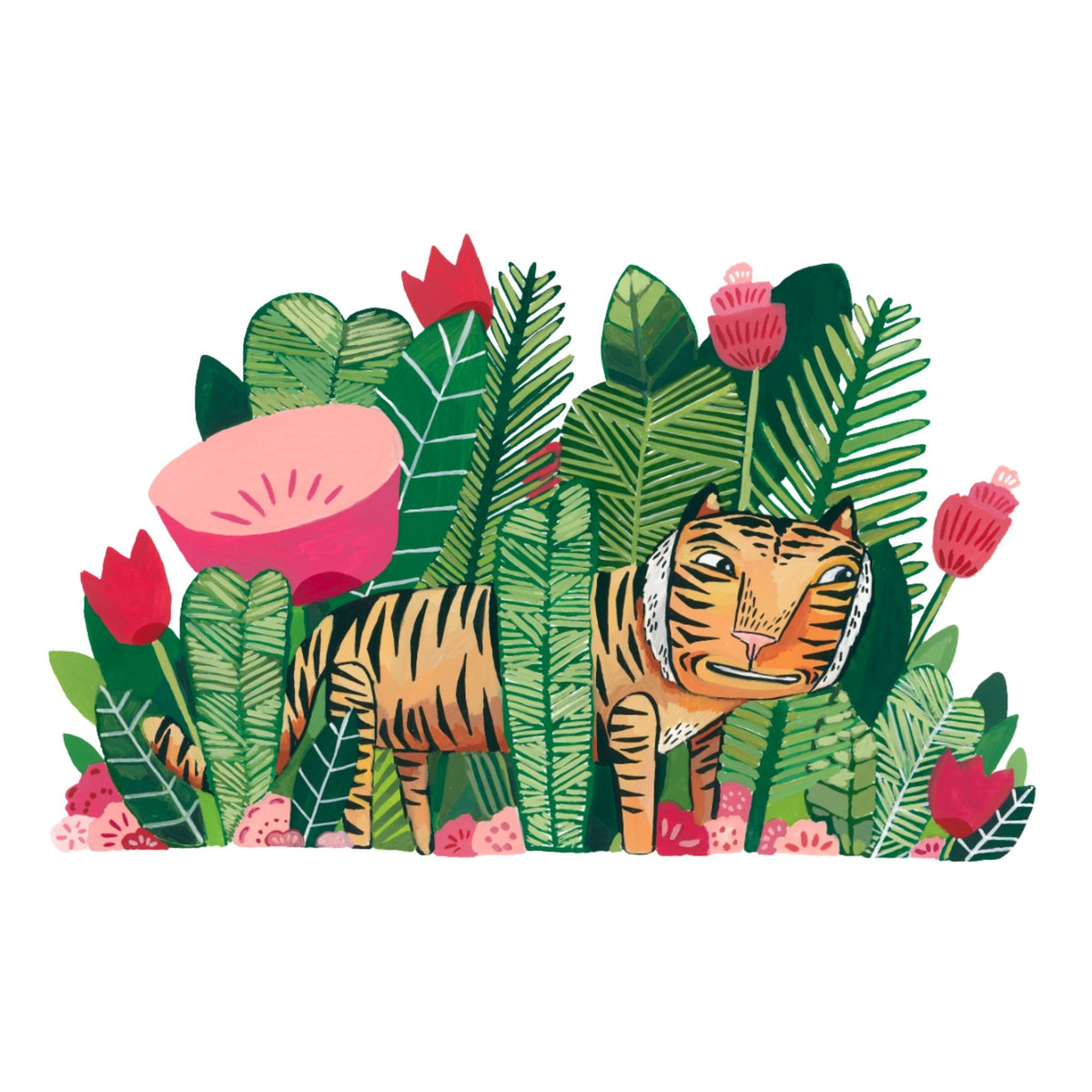 Jungle Tiger - Archival Print 8x10