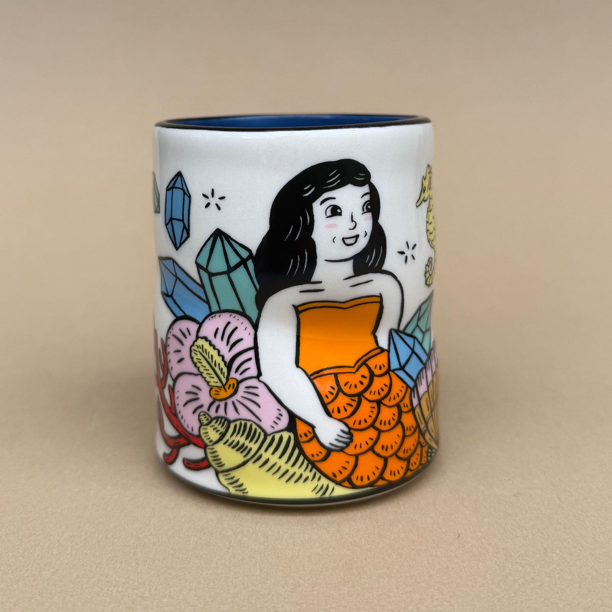Lucky Mermaid & Seahorse Cup - Large - 8oz