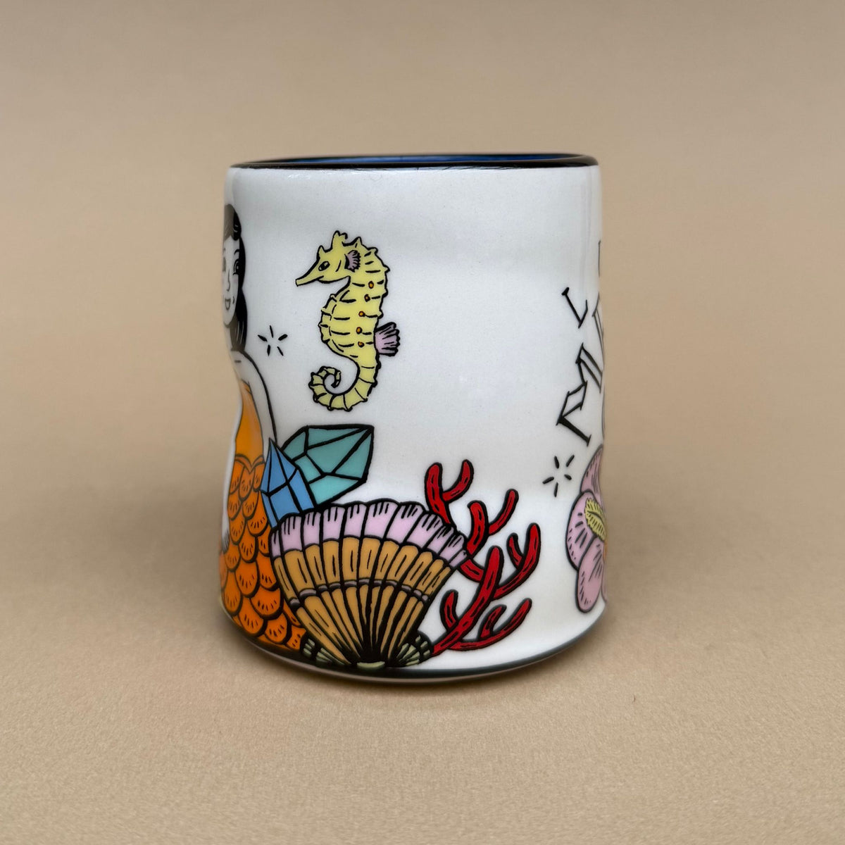 Lucky Mermaid & Seahorse Cup - Large - 8oz