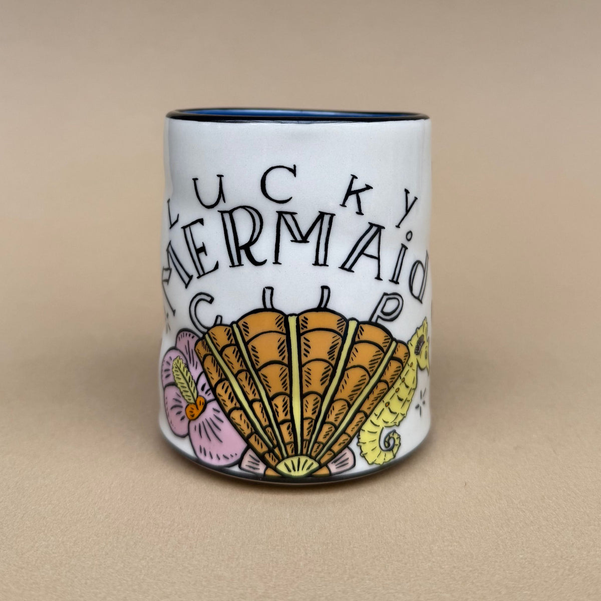 Lucky Mermaid & Seahorse Cup - Large - 8oz