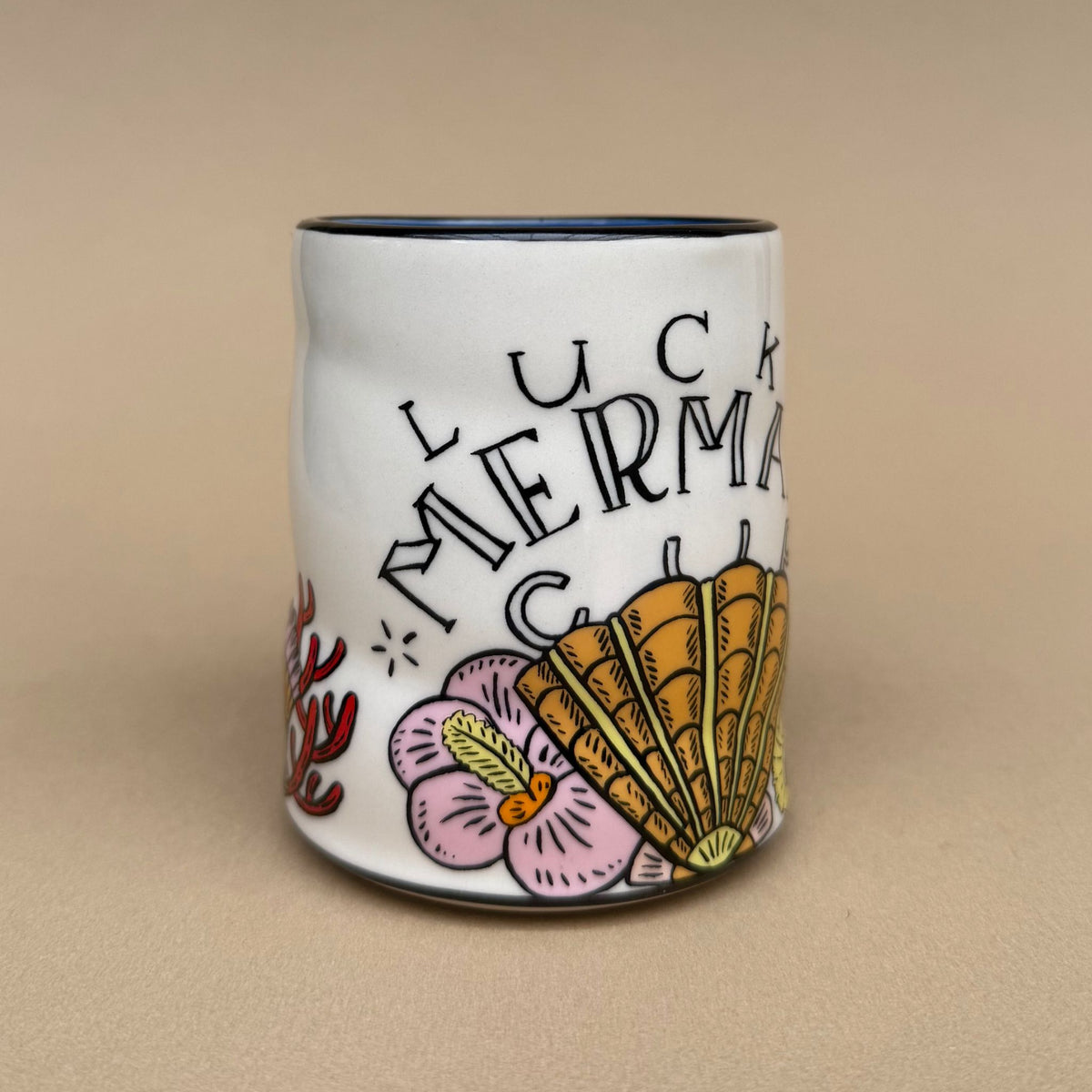 Lucky Mermaid & Seahorse Cup - Large - 8oz