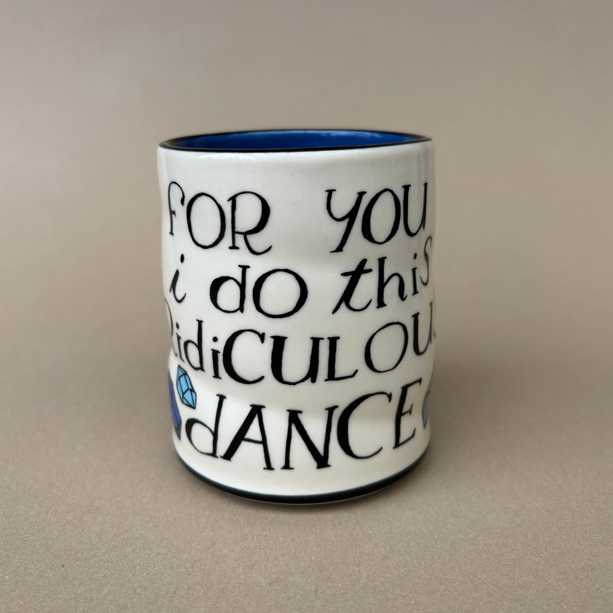 Ridiculous Dance Bird Spark Cup - Large Ceramic Mug