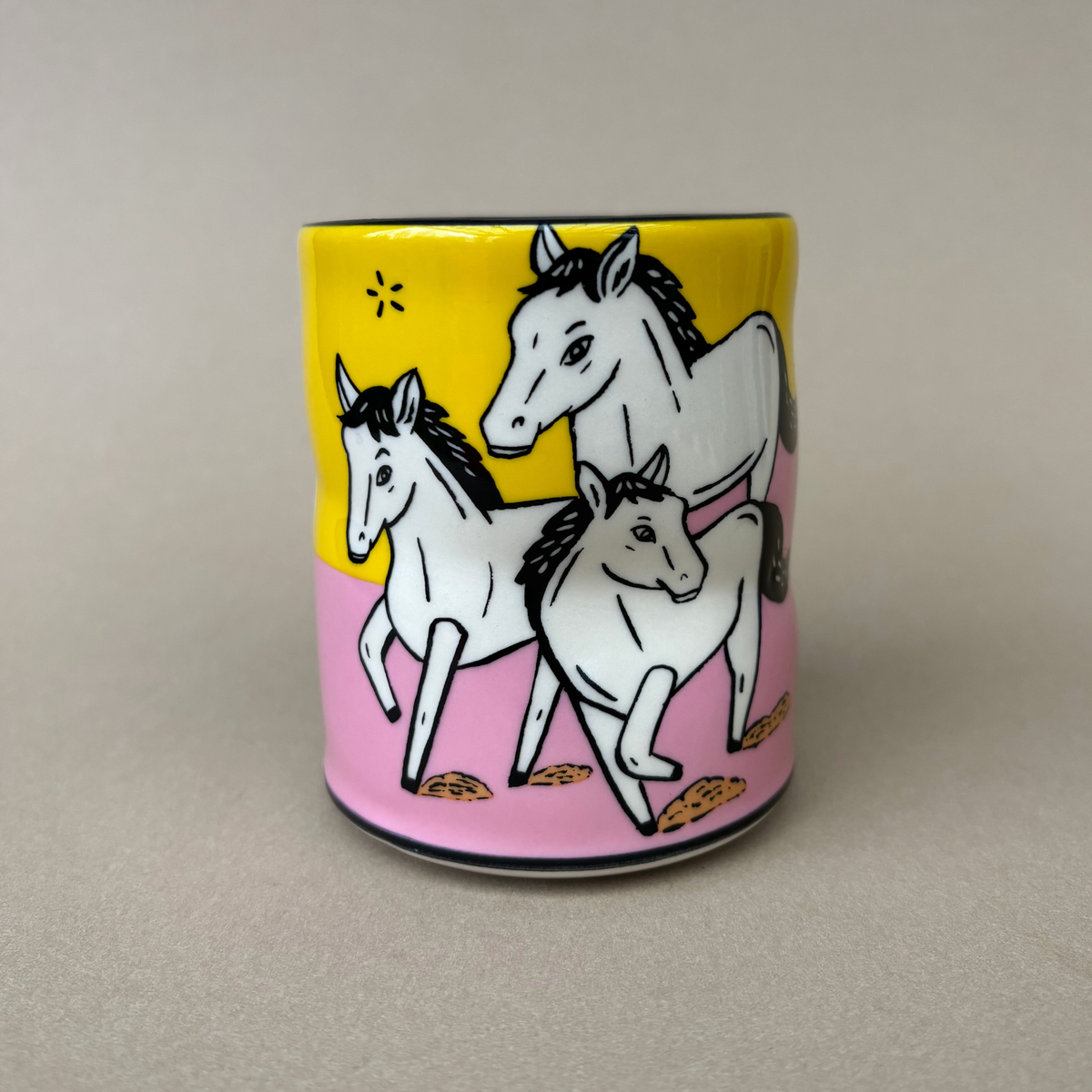 Trust Soul Horse Spark Cup - Large Ceramic Mug