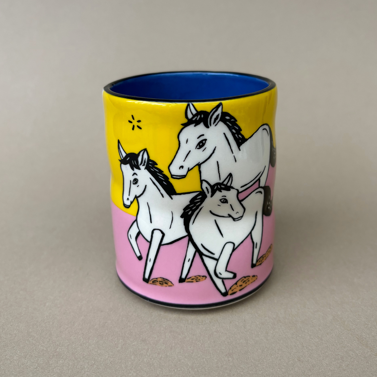 Trust Soul Horse Spark Cup - Large Ceramic Mug