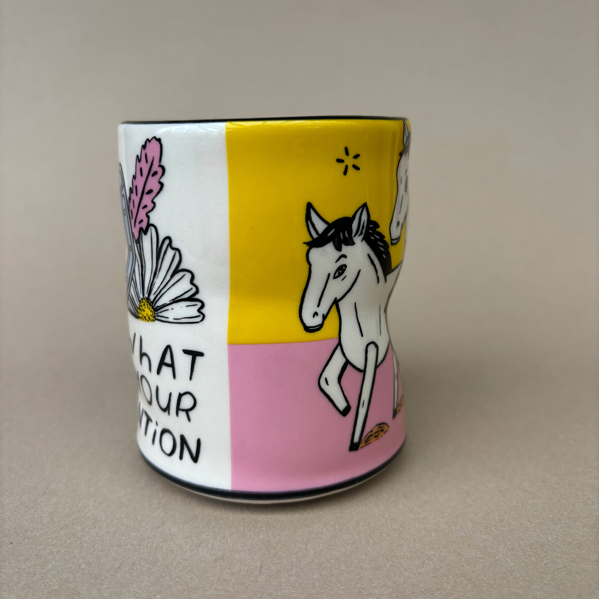 Trust Soul Horse Spark Cup - Large Ceramic Mug