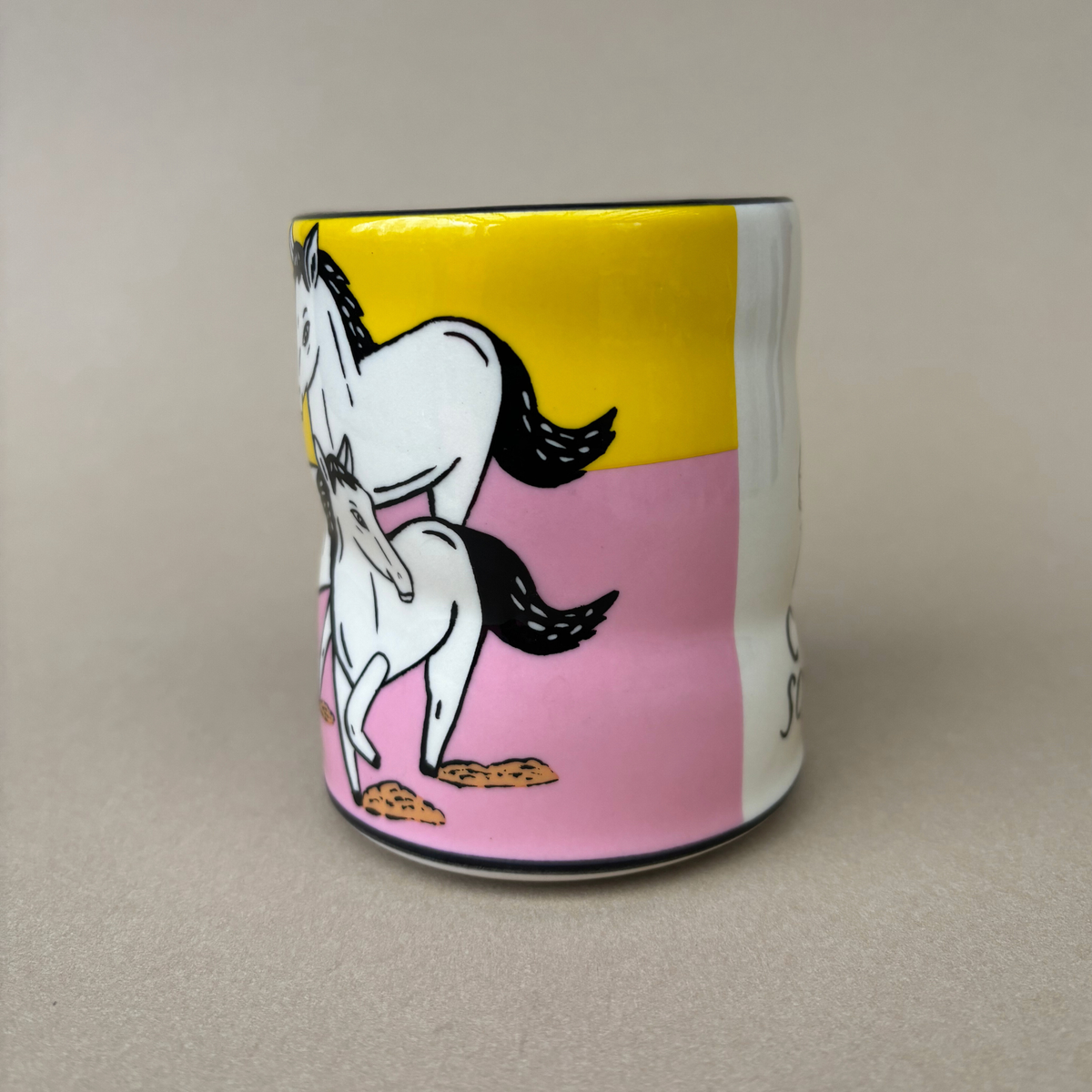 Trust Soul Horse Spark Cup - Large Ceramic Mug