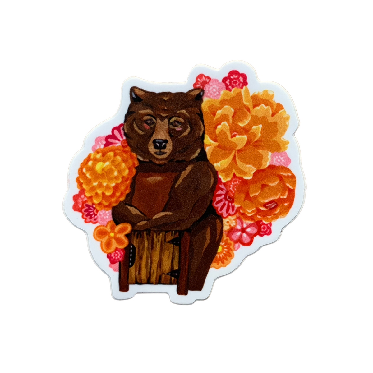 Real Bear Sticker Bear Sticker – The Bowl Maker